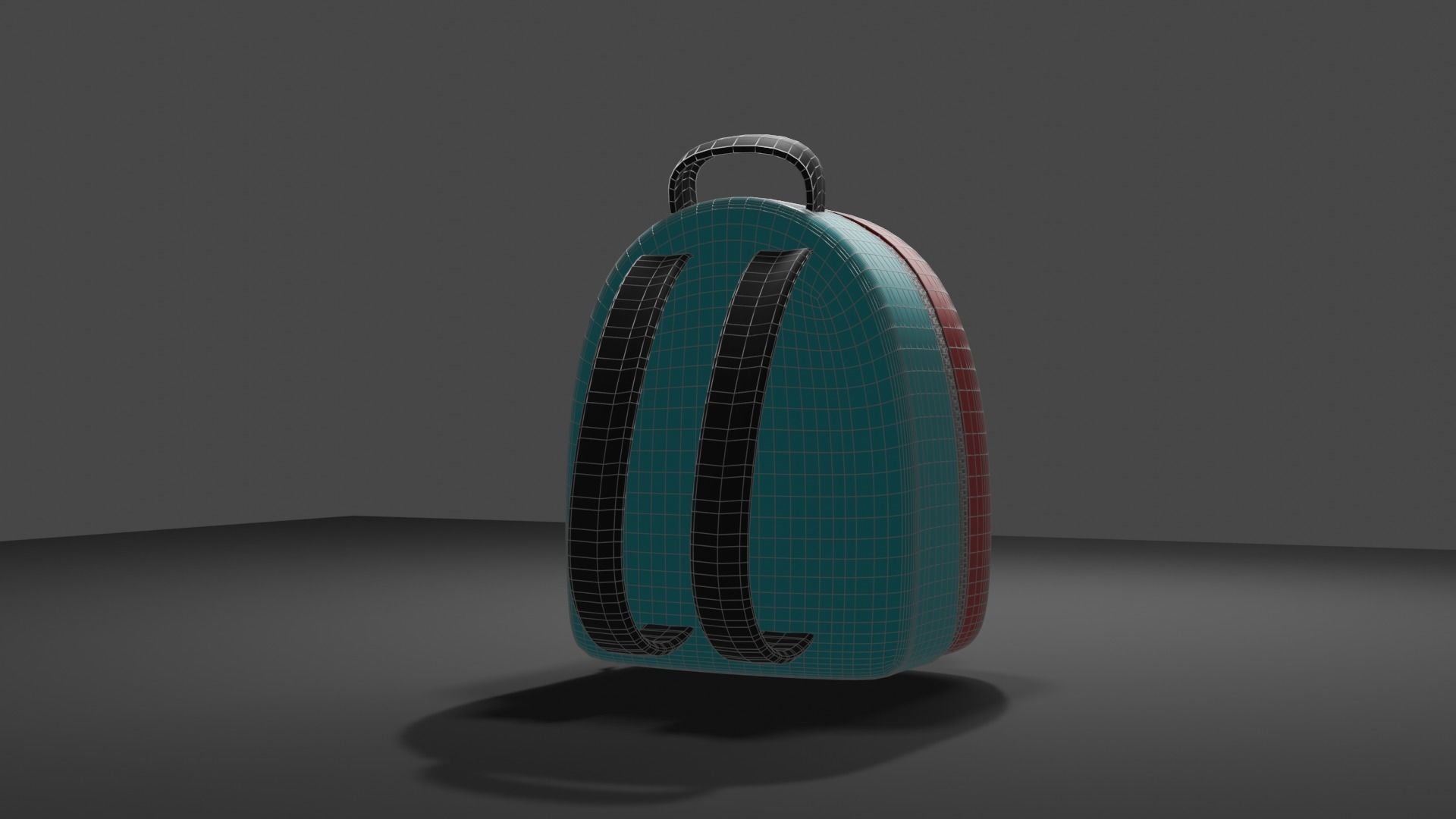 Backpack pet carrier model A 3D model_5