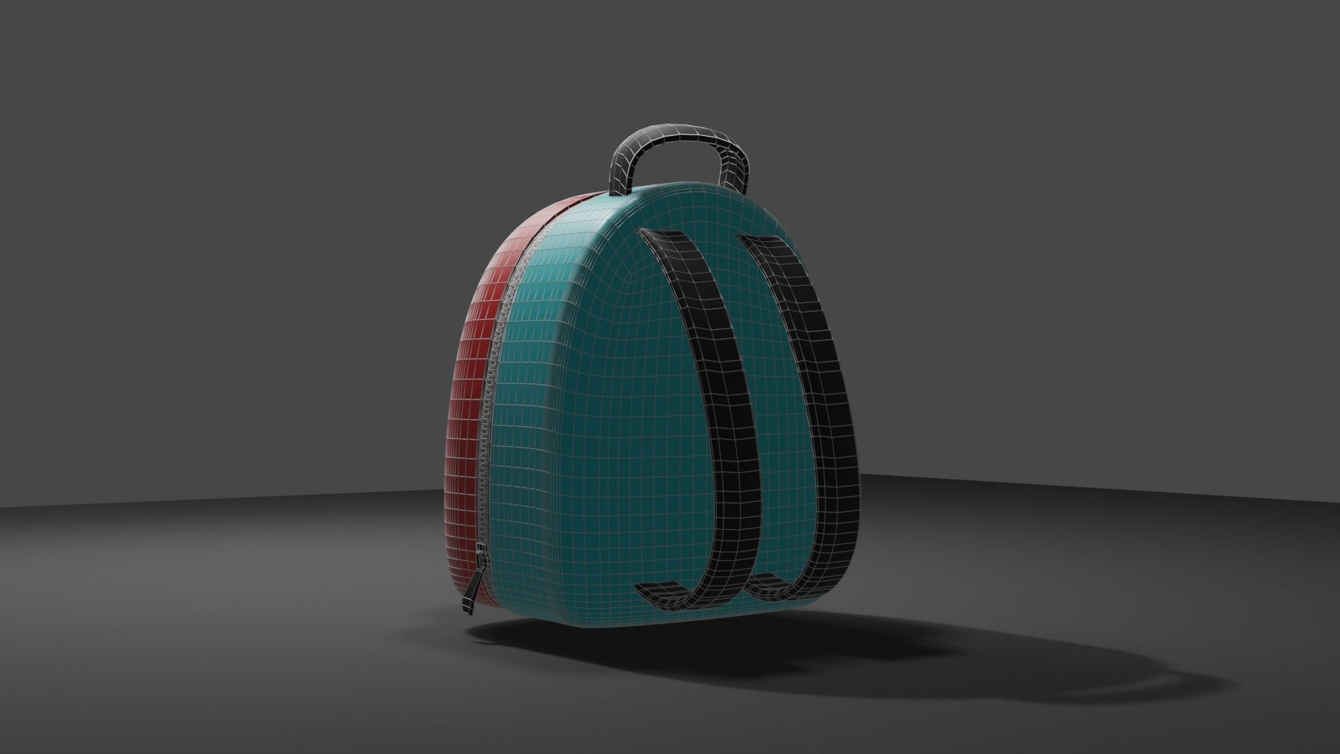 Backpack pet carrier model A 3D model_9