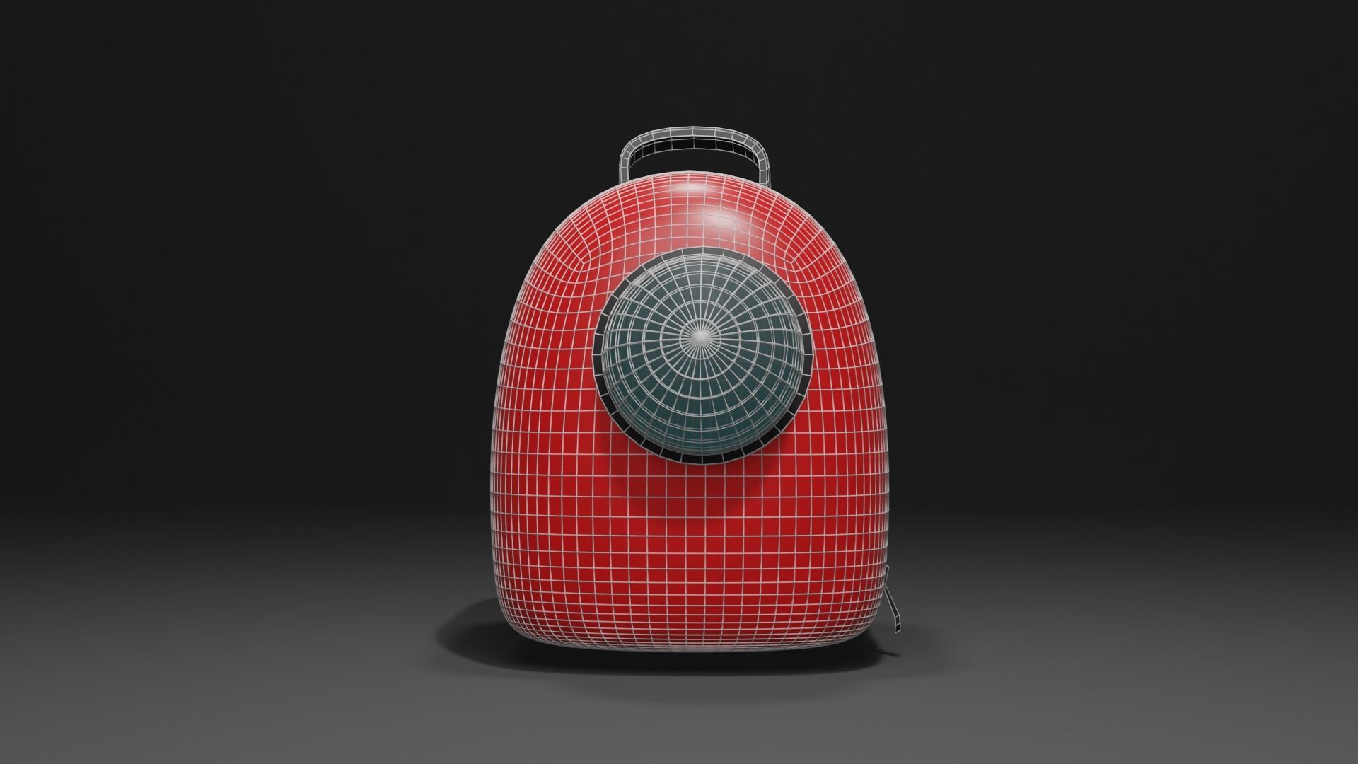 Backpack pet carrier model A 3D model_15