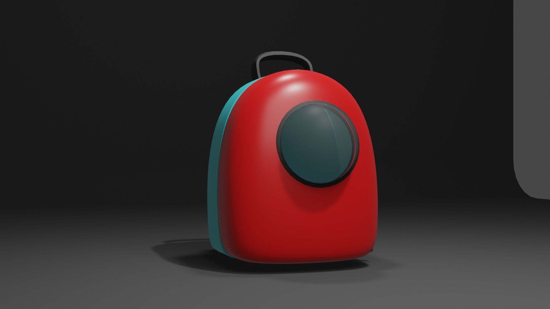 Backpack pet carrier model A 3D model_16