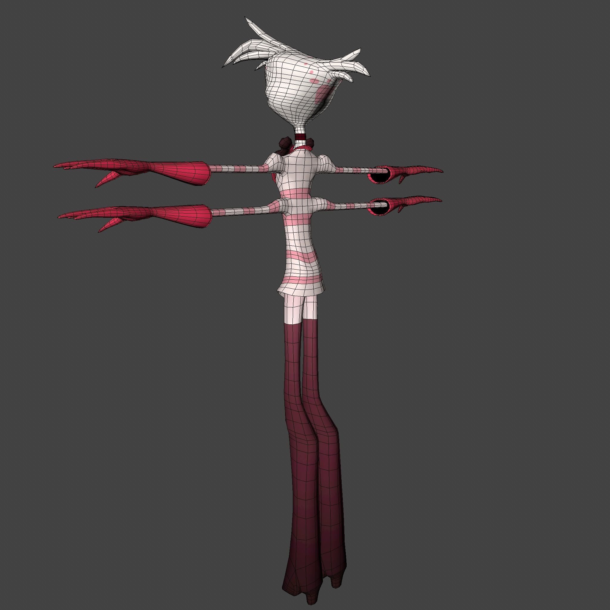  Angel Dust Hazbin Hotel 3D model_2