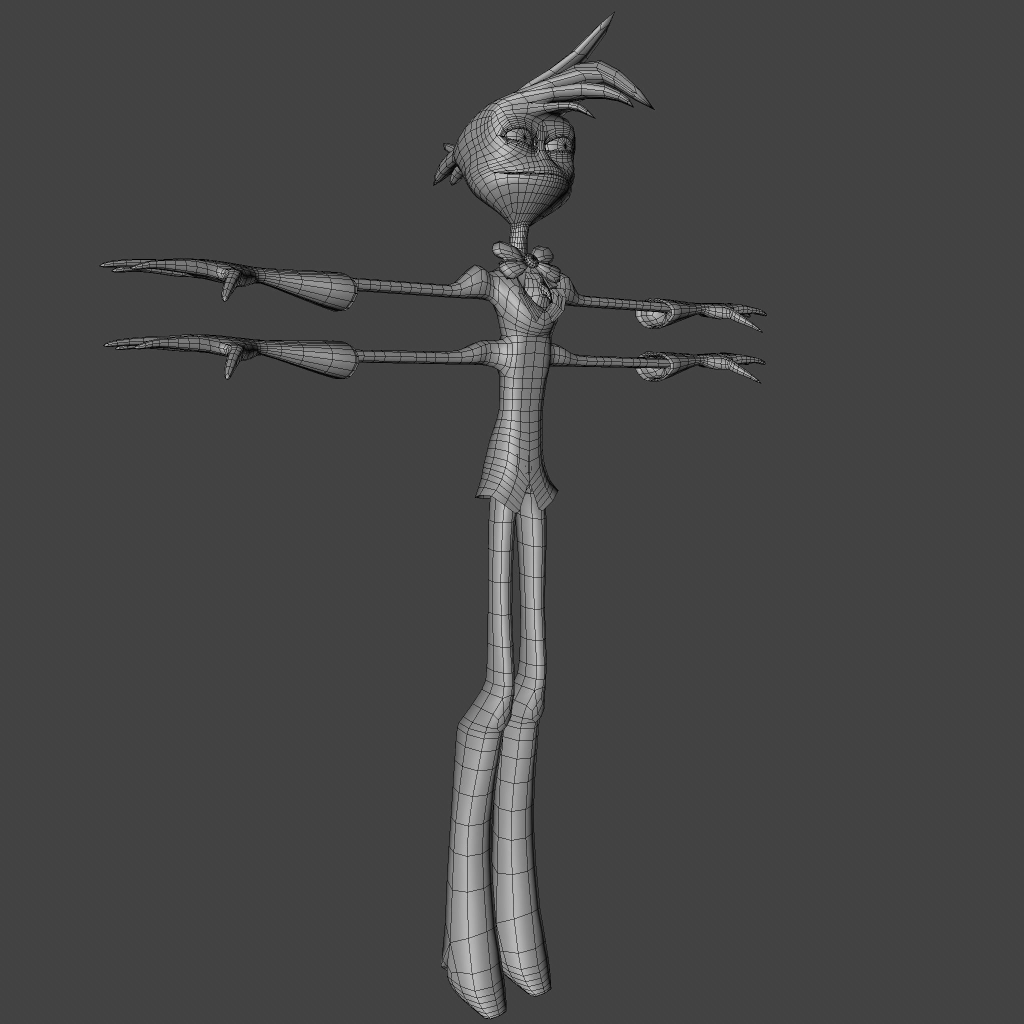  Angel Dust Hazbin Hotel 3D model_3