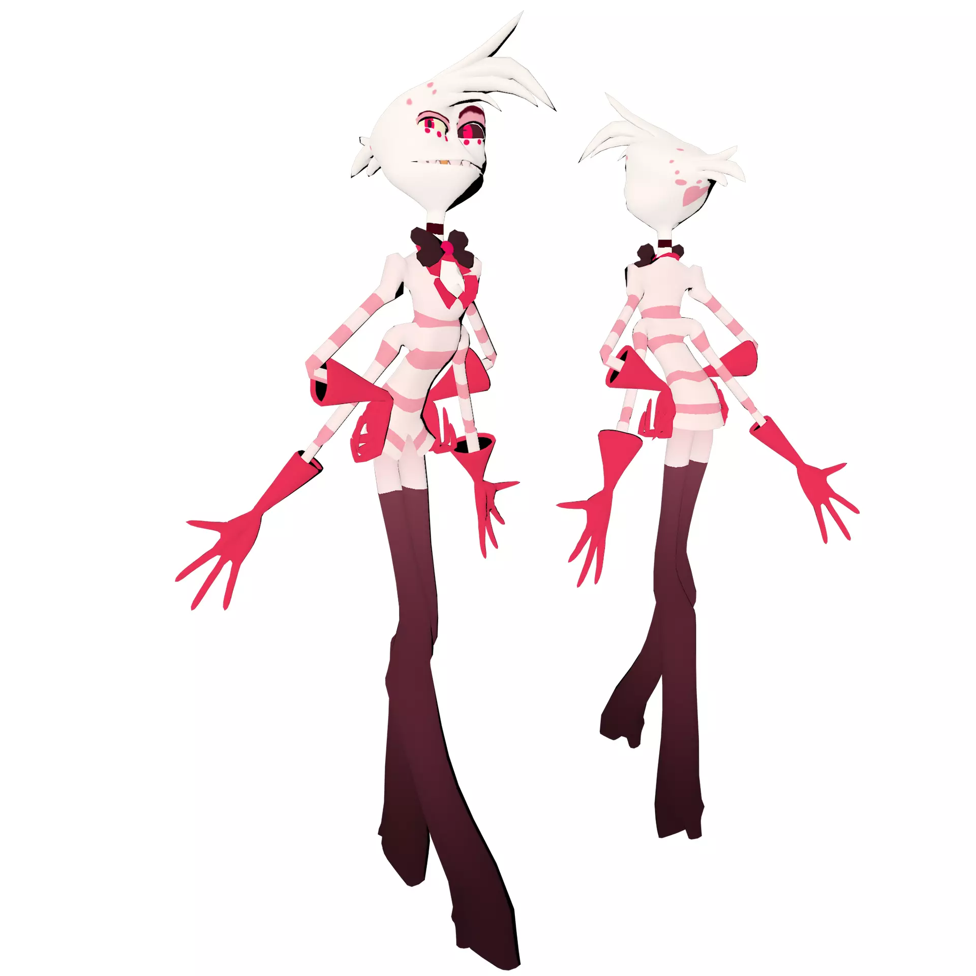  Angel Dust Hazbin Hotel 3D model_0