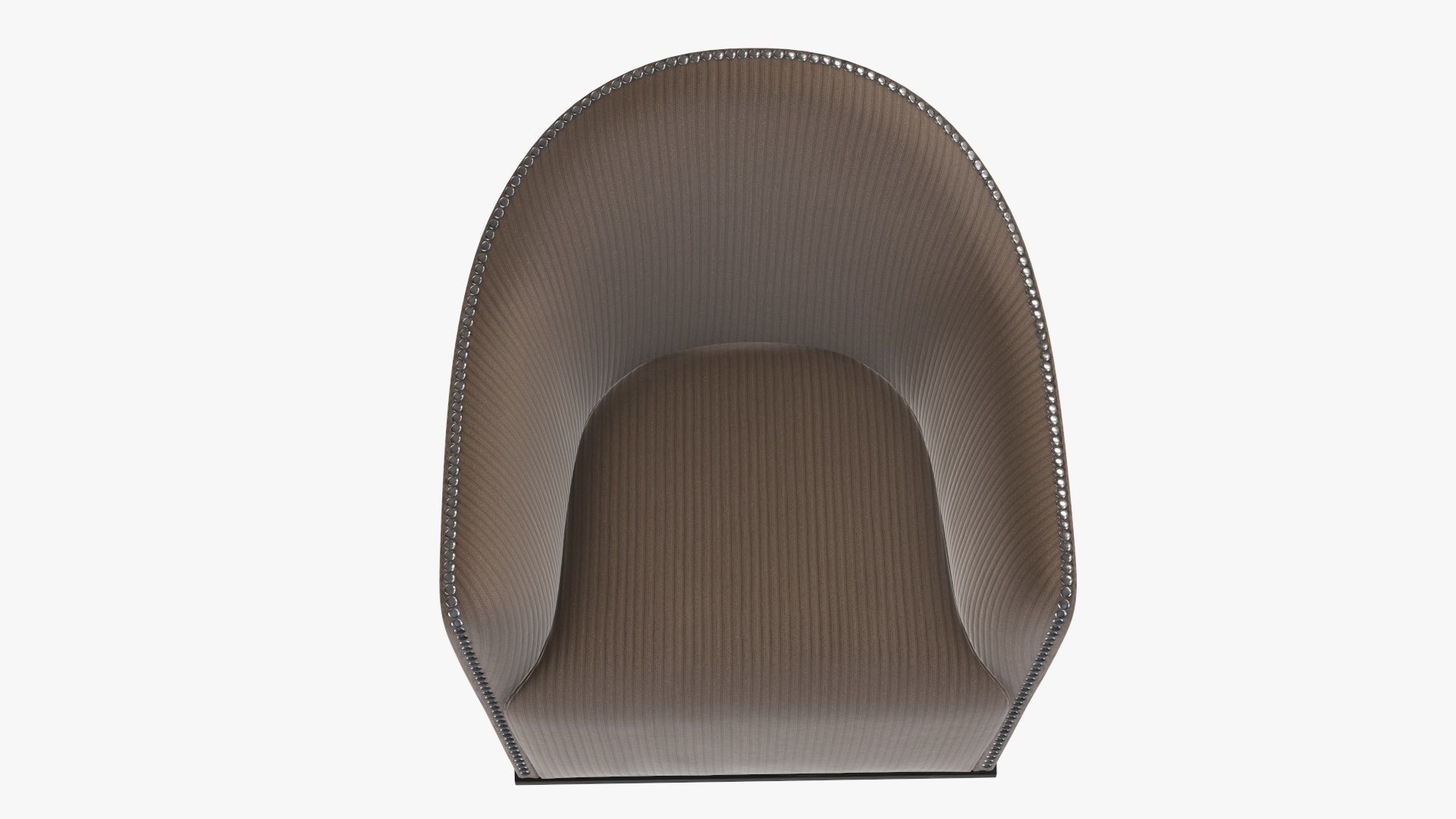 Armchair colorful chair with numbers 3D model_3