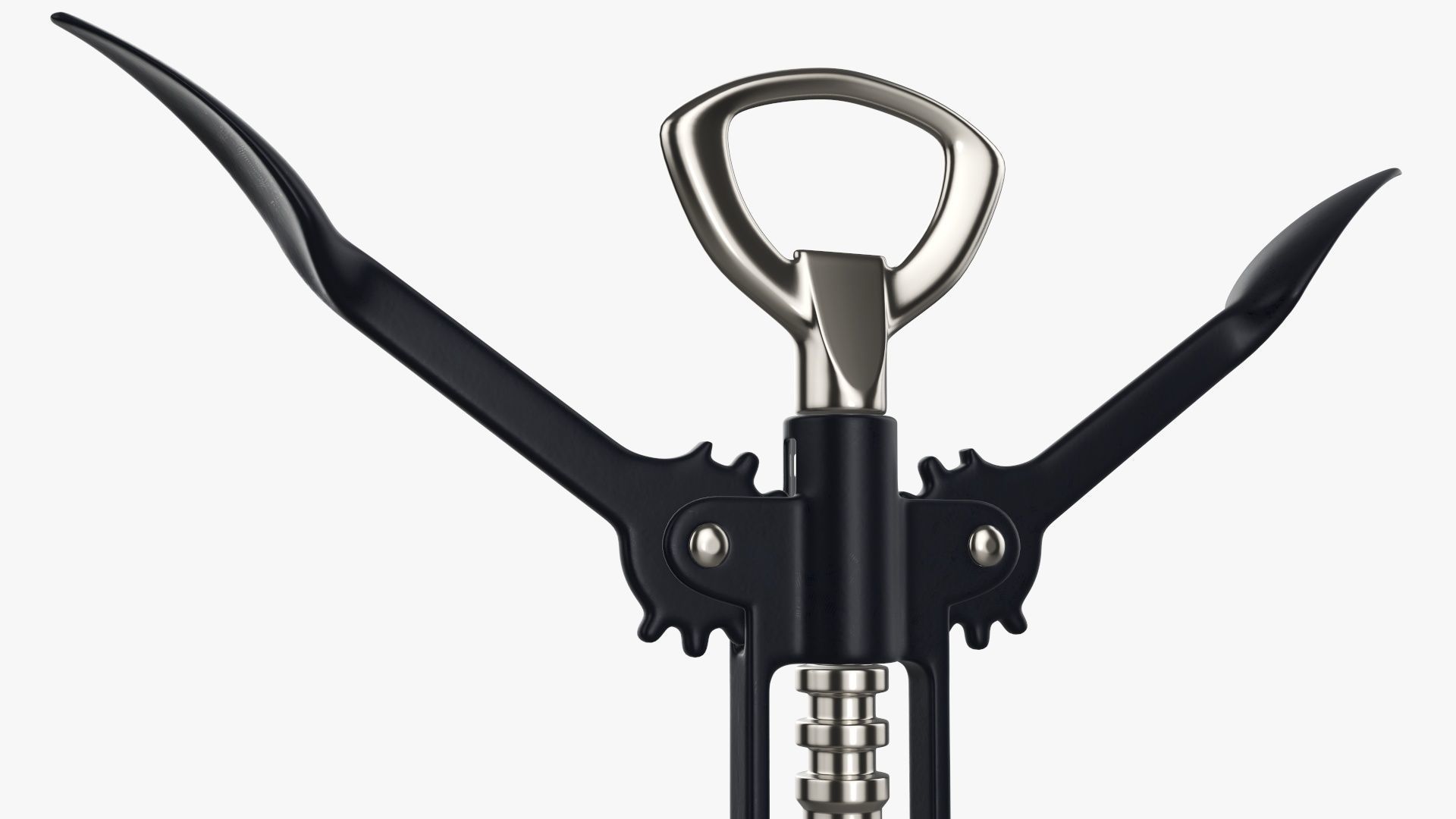 Wine bottle opener metal T pose v2 3D model_3