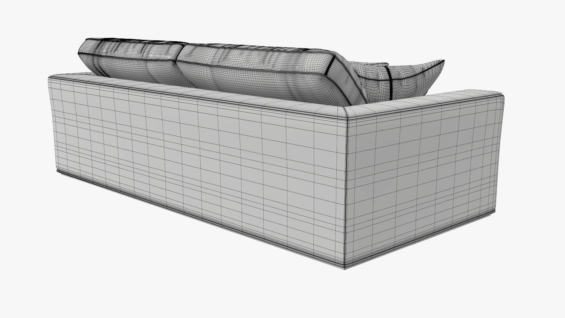 Two seat sofa 3D model_9