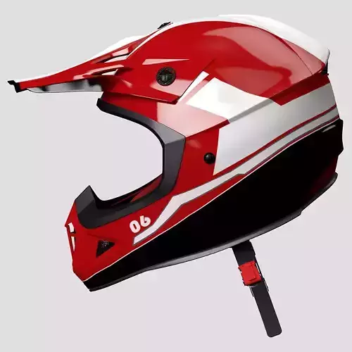 Helmet Off-Road 3D model