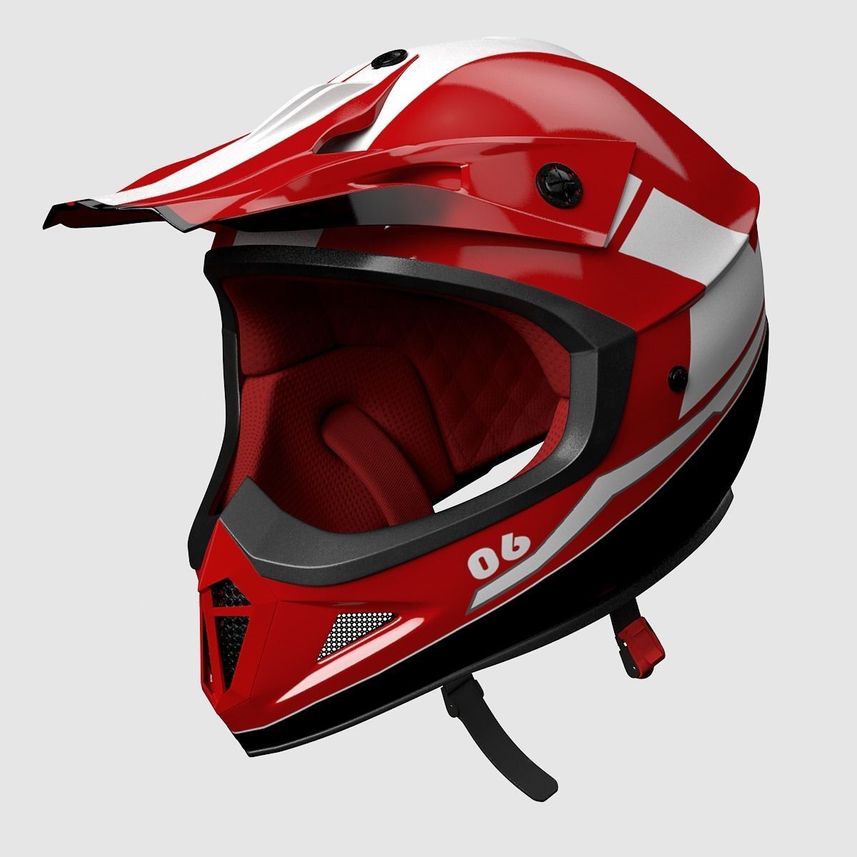Helmet Off-Road 3D model_1