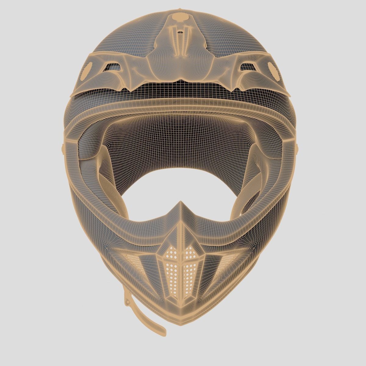 Helmet Off-Road 3D model_15