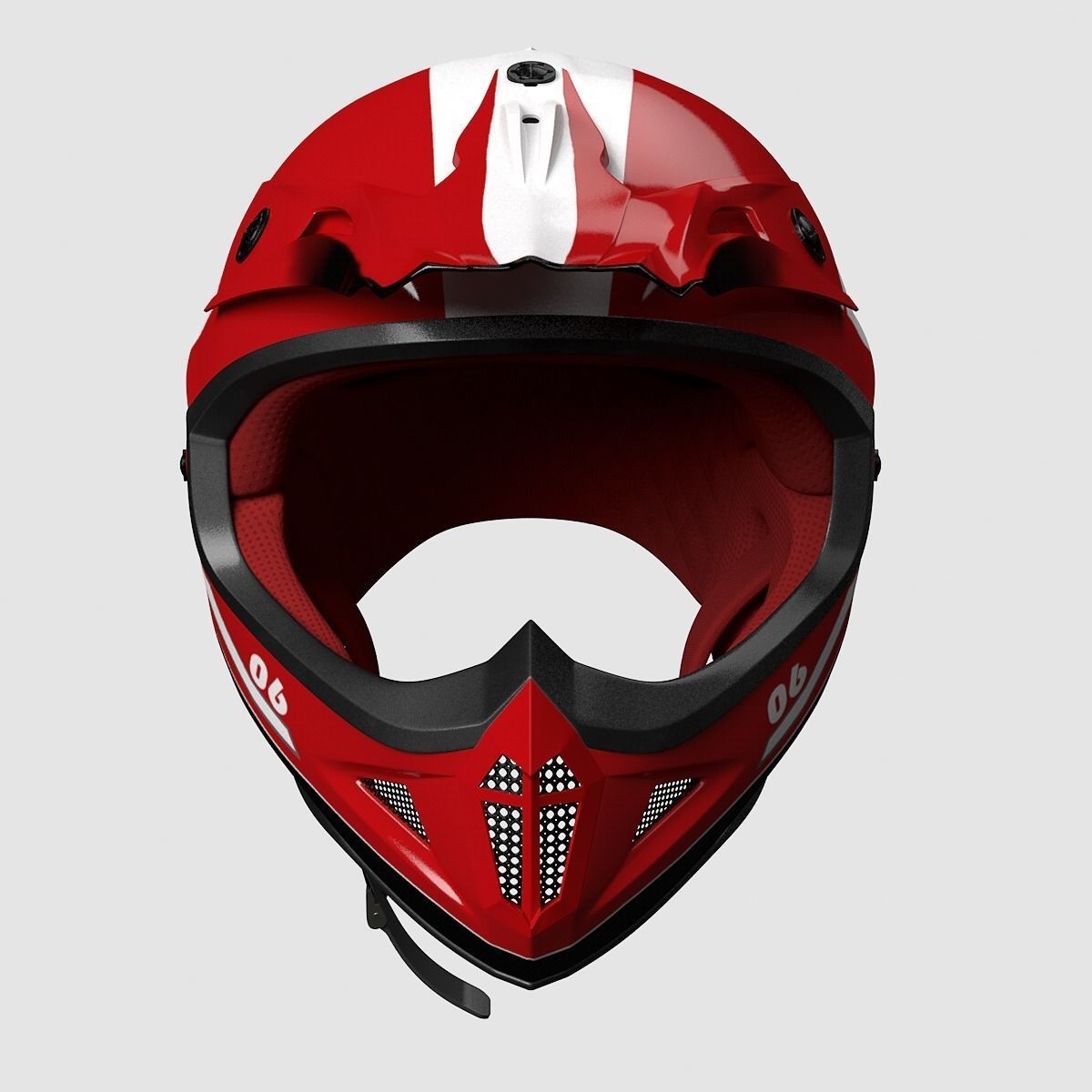 Helmet Off-Road 3D model_2