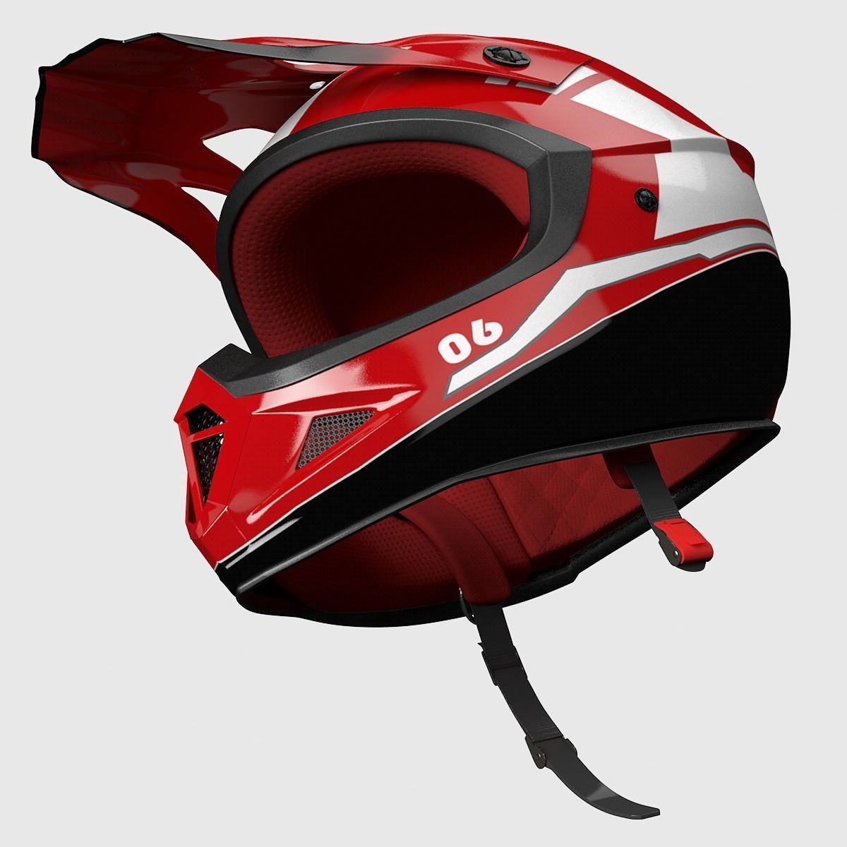 Helmet Off-Road 3D model_9