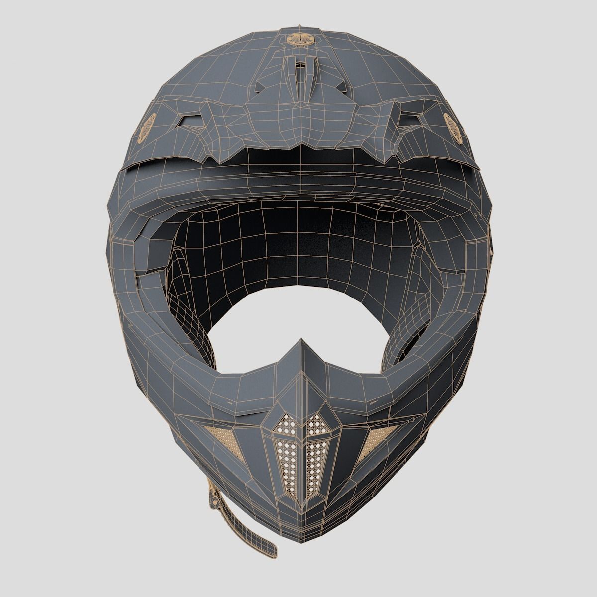 Helmet Off-Road 3D model_12
