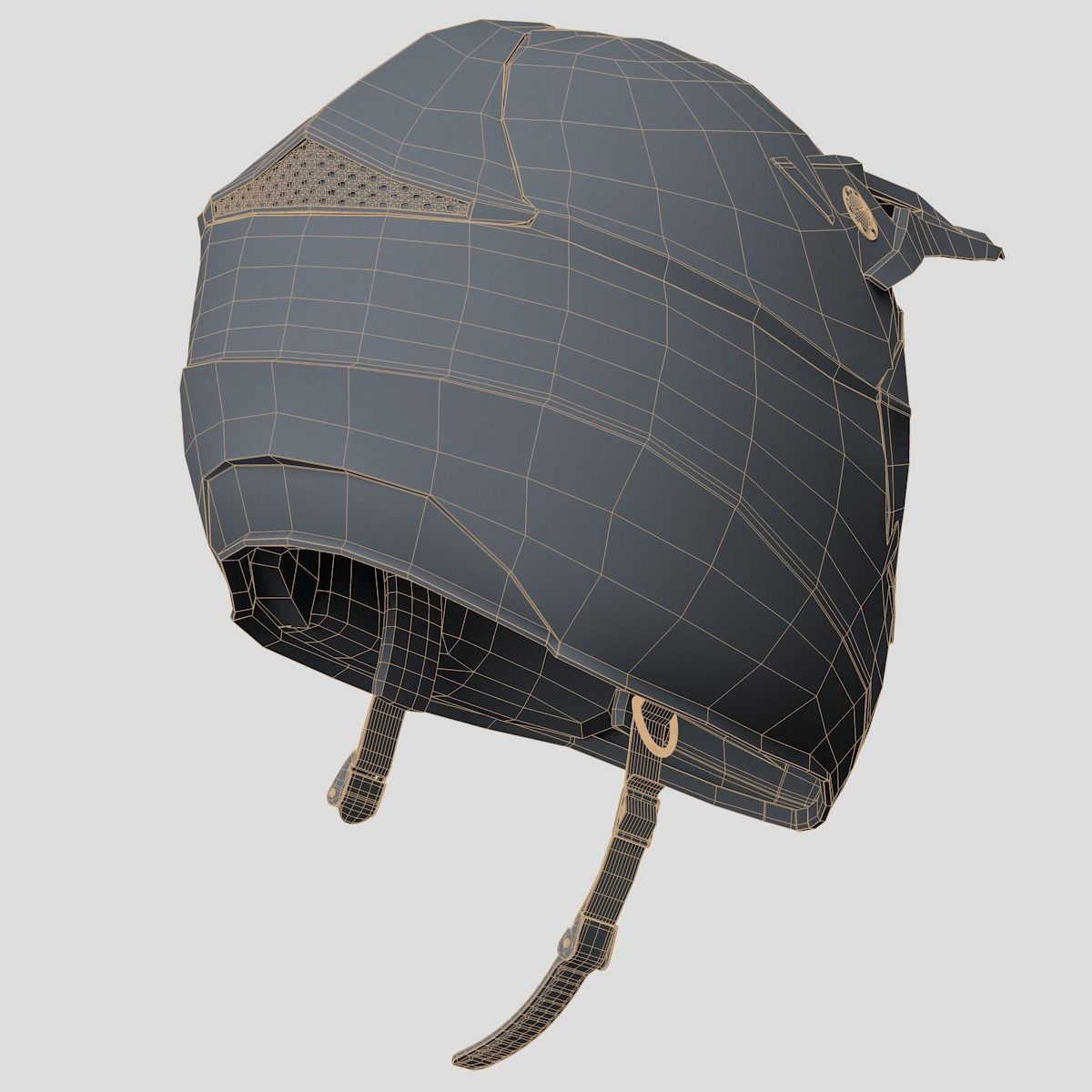 Helmet Off-Road 3D model_13