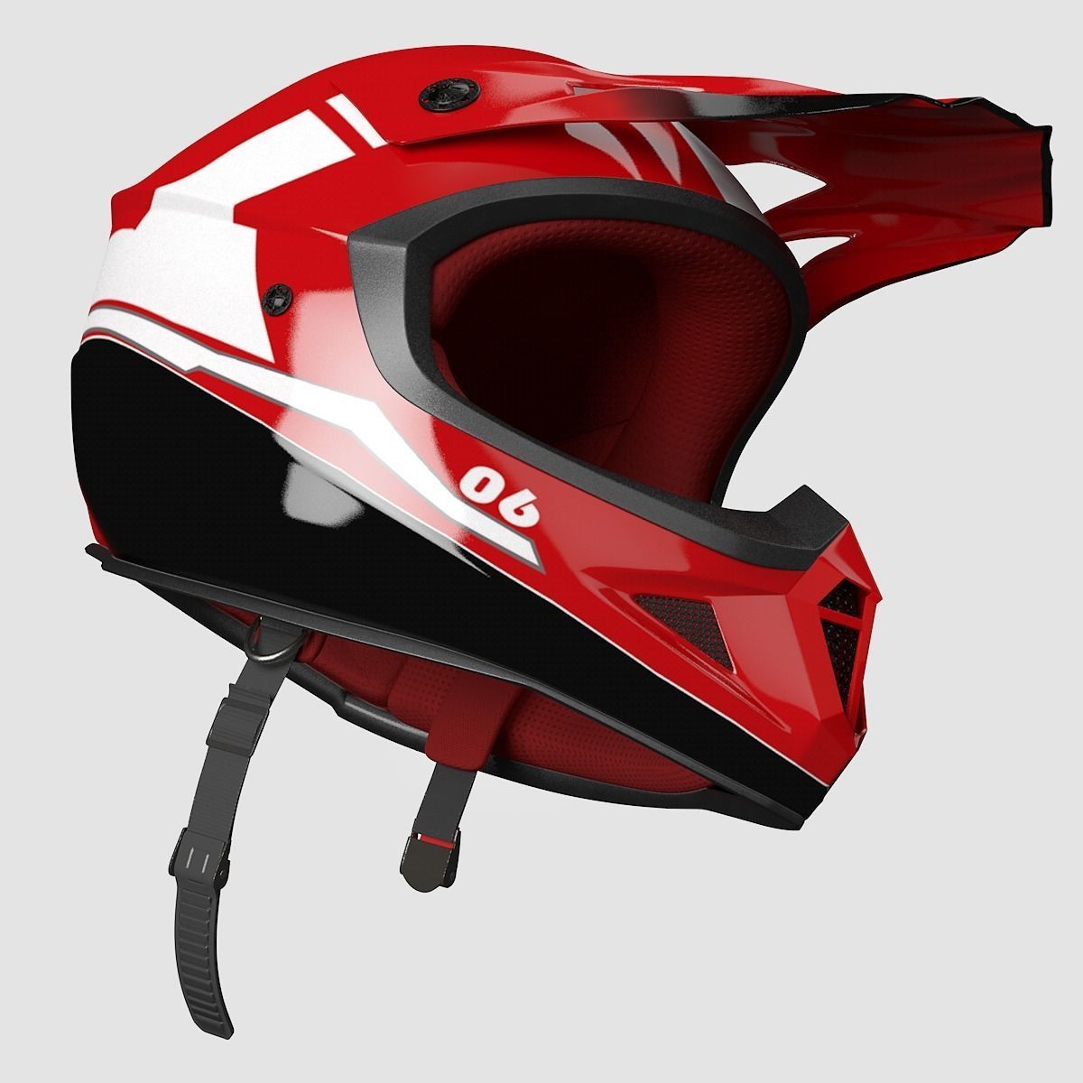 Helmet Off-Road 3D model_8