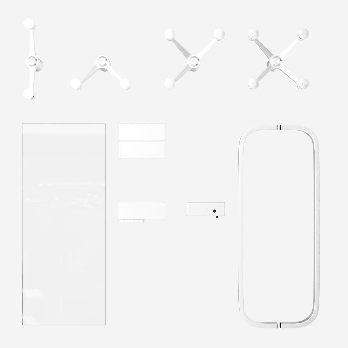 Glass Facade Accesories 3D model_2