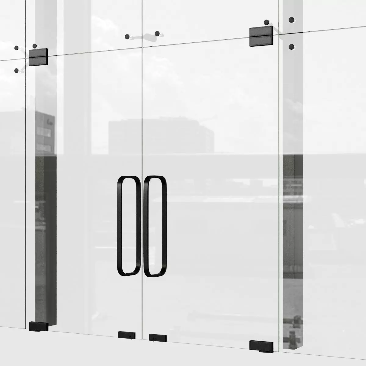 Glass Facade Accesories 3D model_0