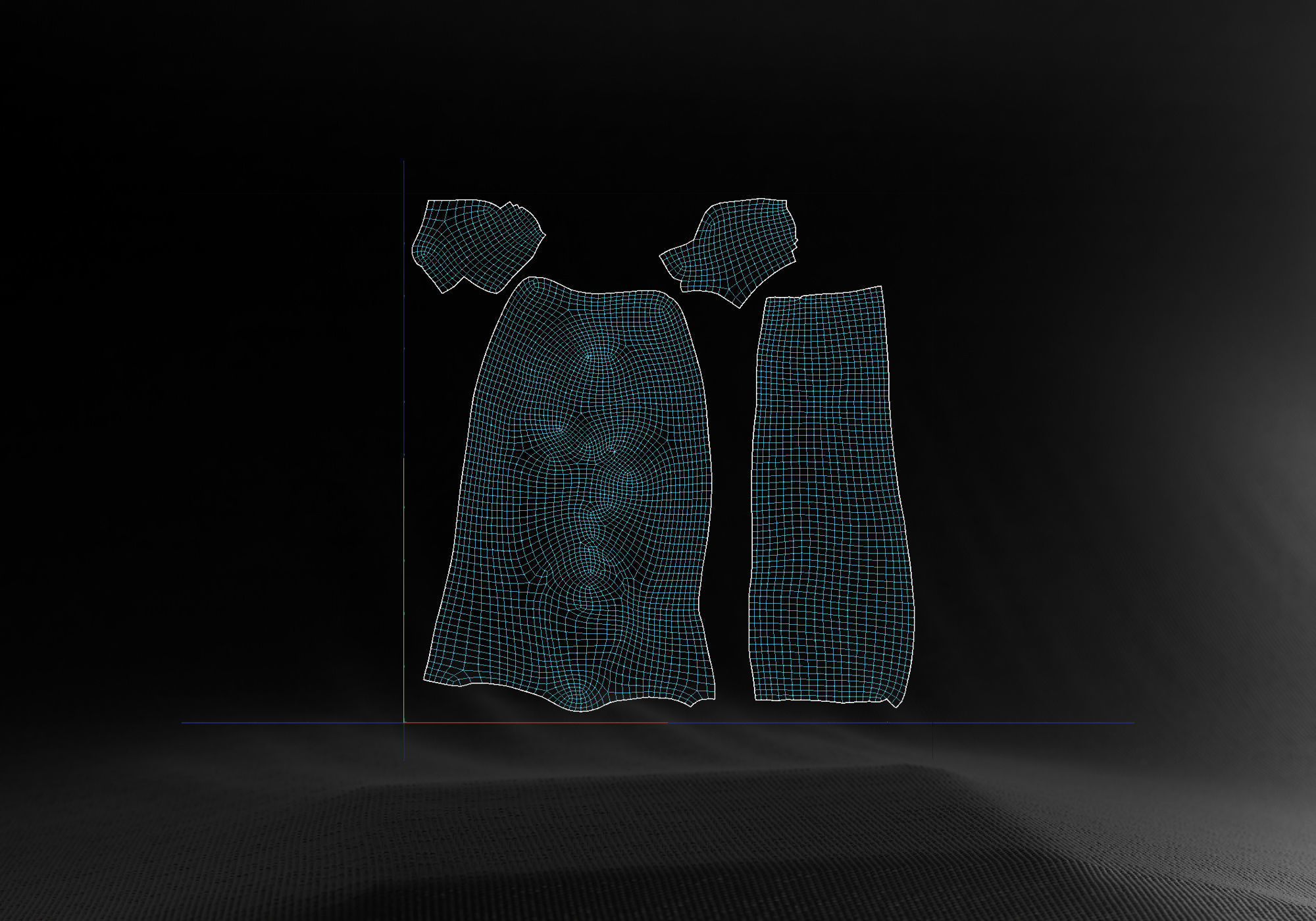 Decoration - African Statue 03 -  Low-poly 3D model_36