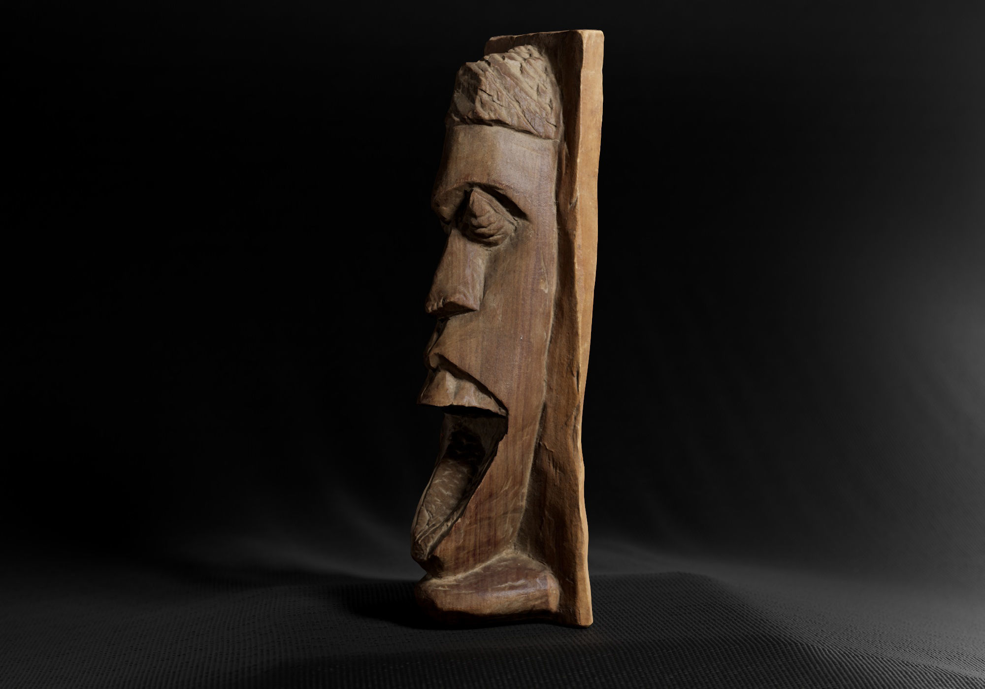 Decoration - African Statue 03 -  Low-poly 3D model_16