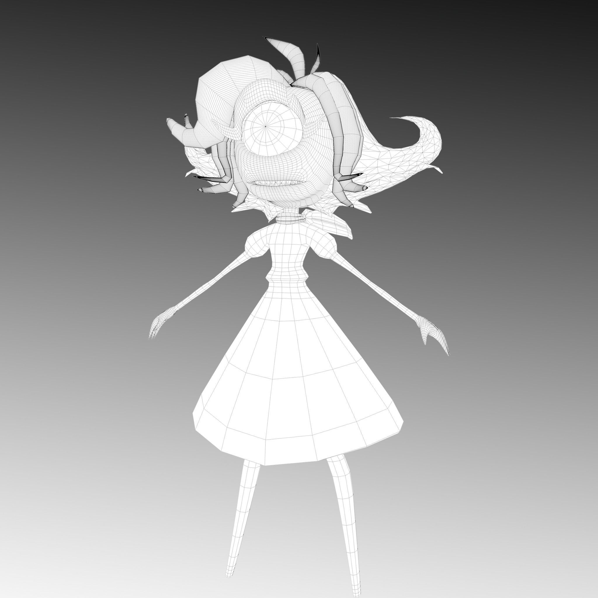 Niffty Hazbin Hotel   3D model_4