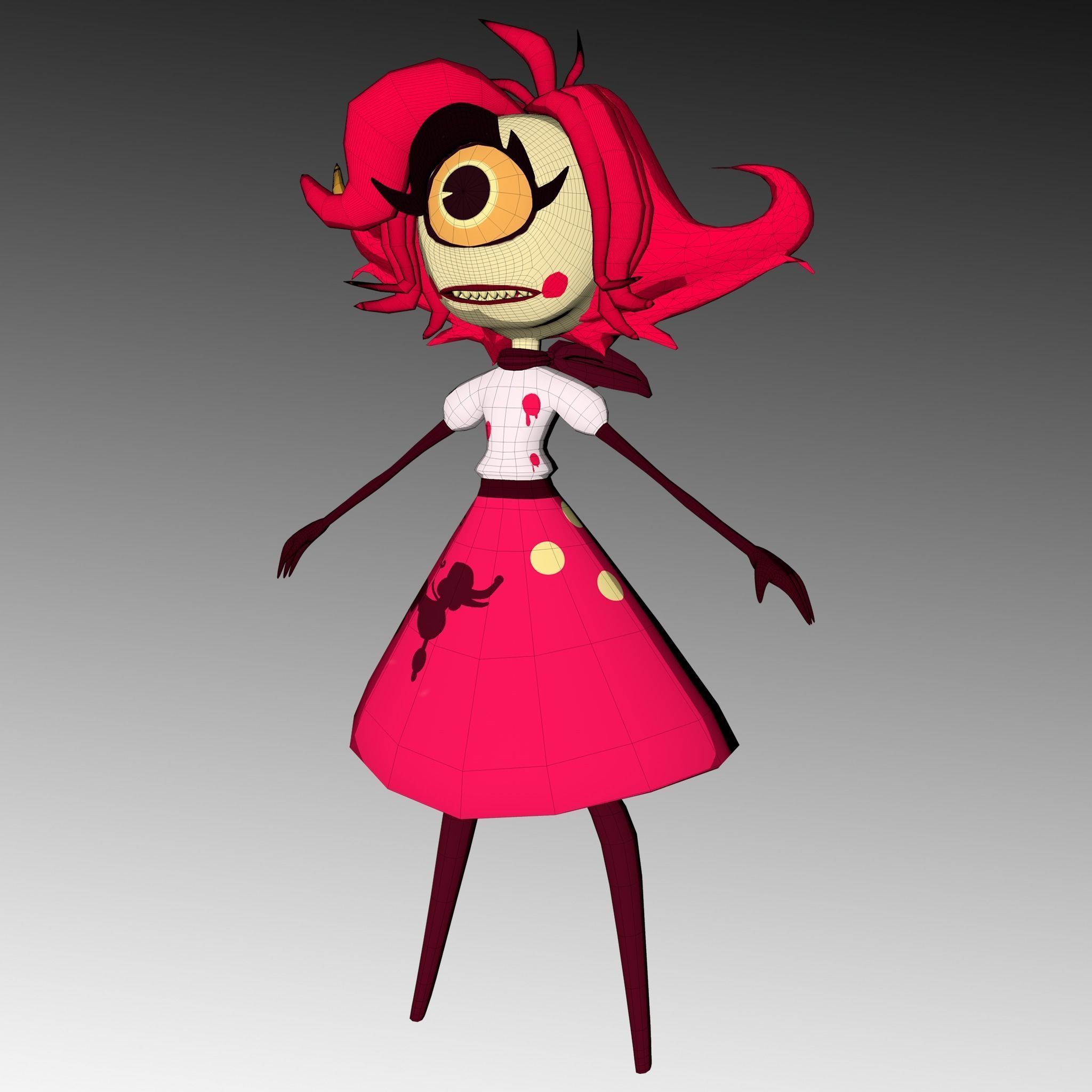 Niffty Hazbin Hotel   3D model_1