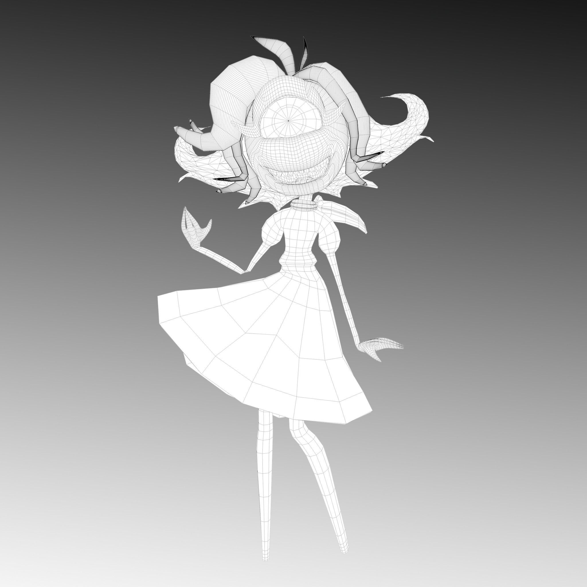 Niffty Hazbin Hotel   3D model_8