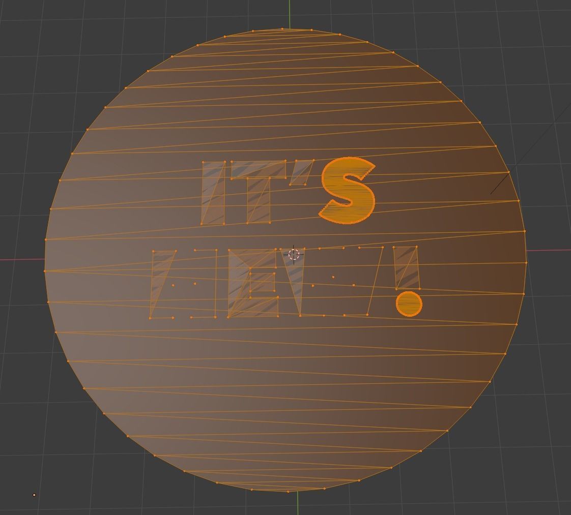 dotbe circle with letter s 3D model_1