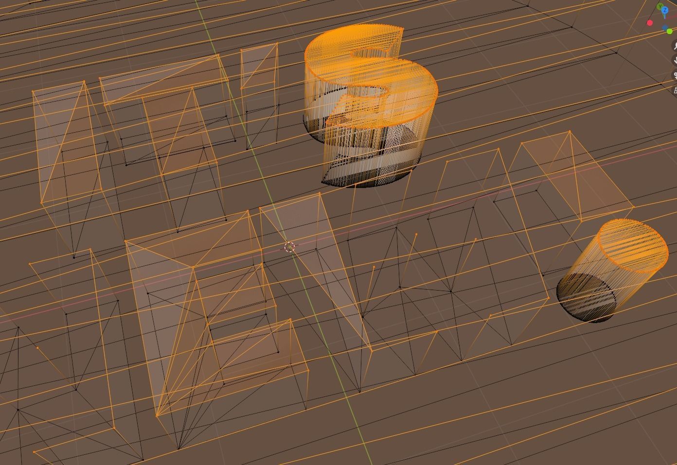 dotbe circle with letter s 3D model_3