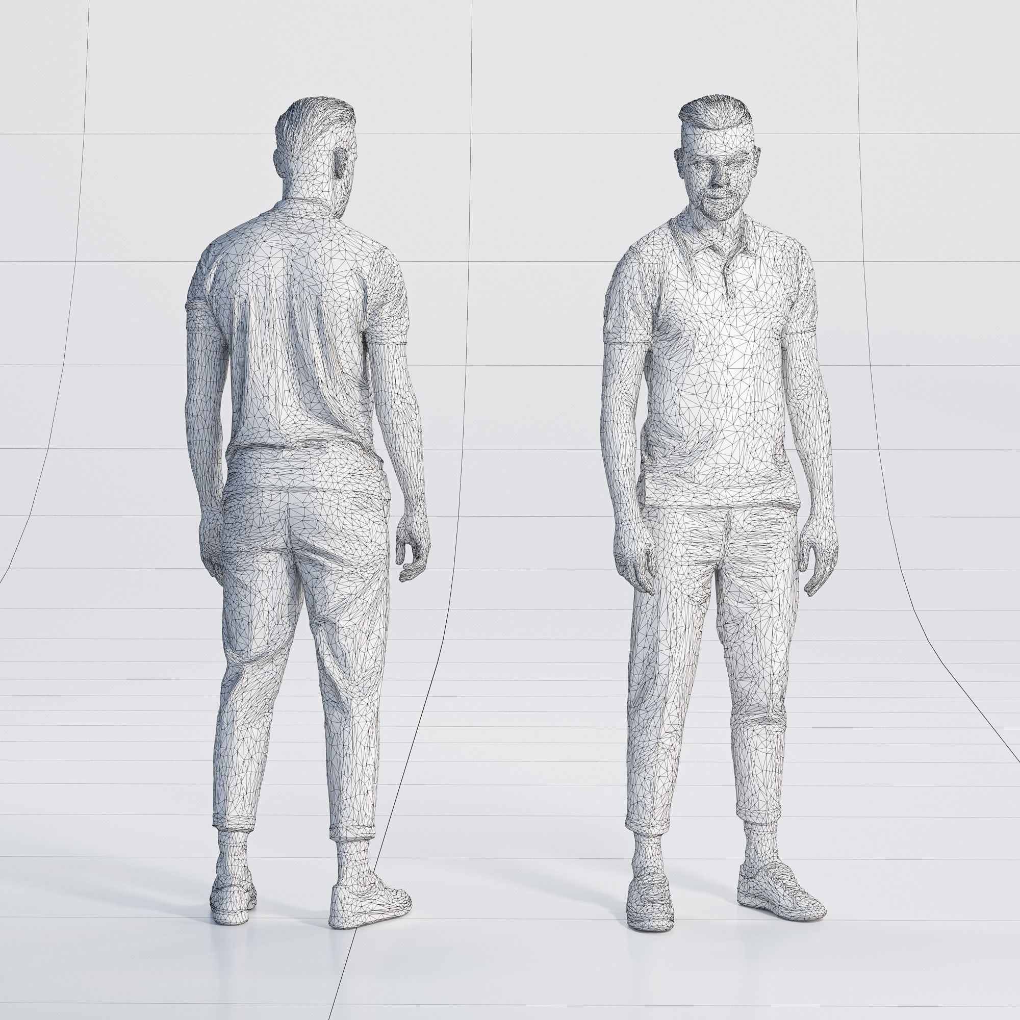 Bundle Casual 001 3D model_9