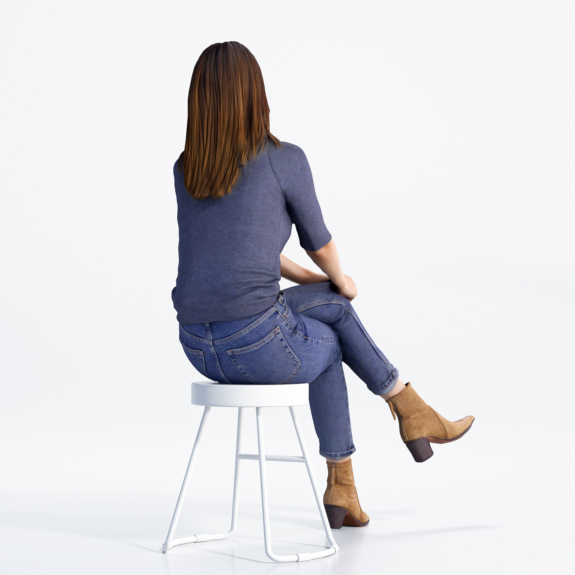 Bundle Casual 001 3D model_19