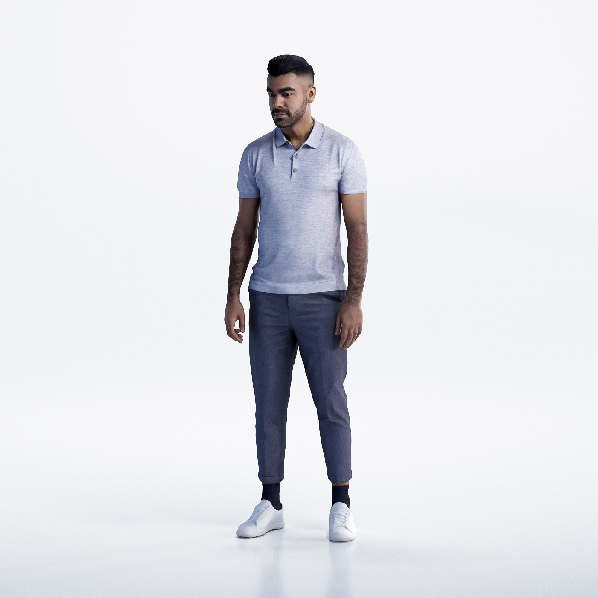 Bundle Casual 001 3D model_6