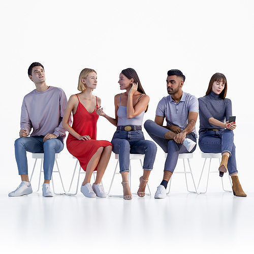 Bundle Casual 002 3D model