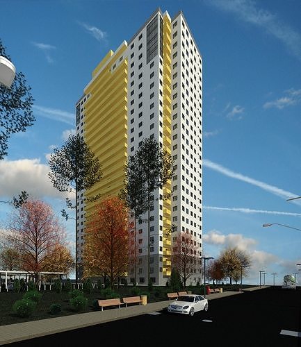 Residential Building  Sonne 3D model