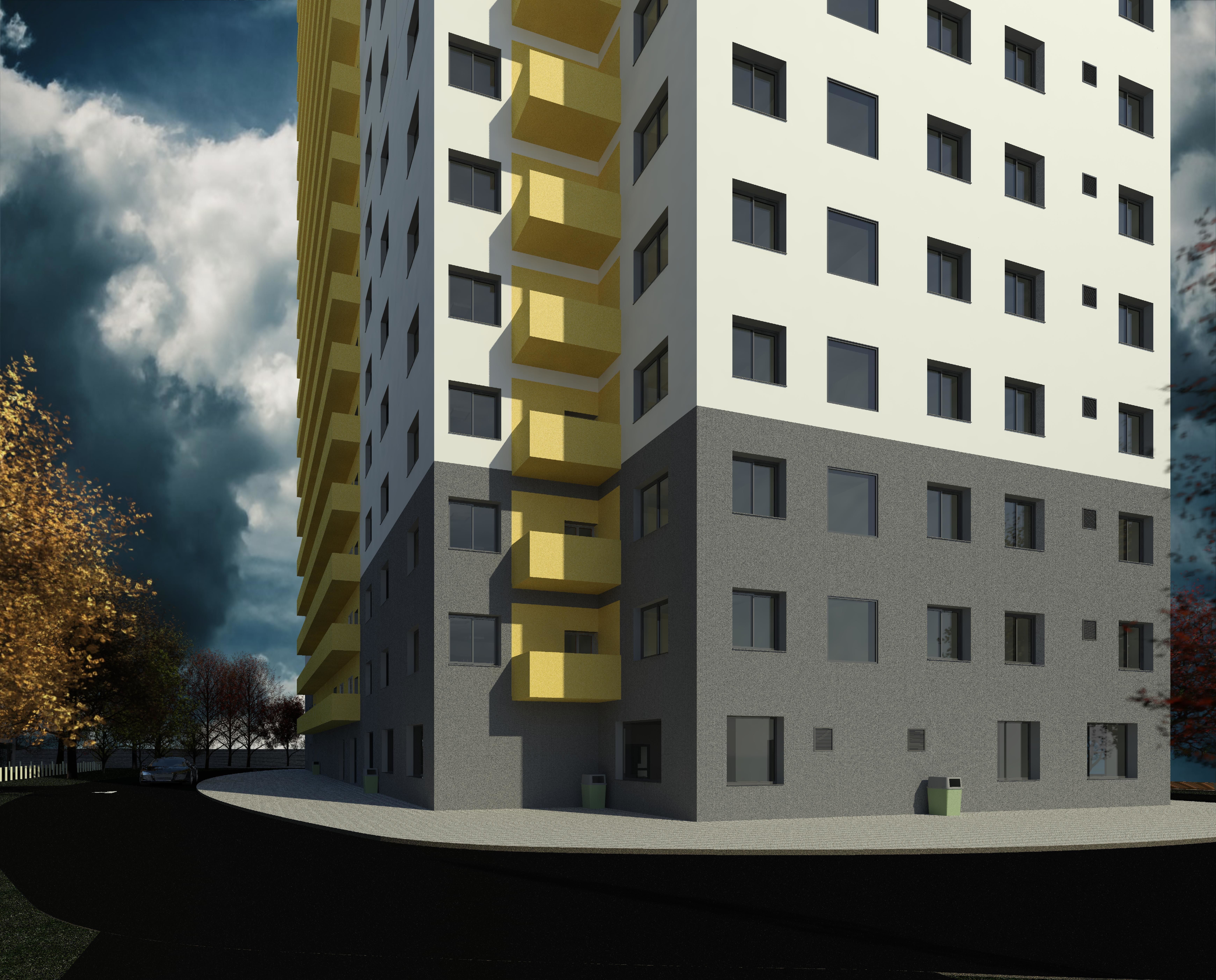 Residential Building  Sonne 3D model_6