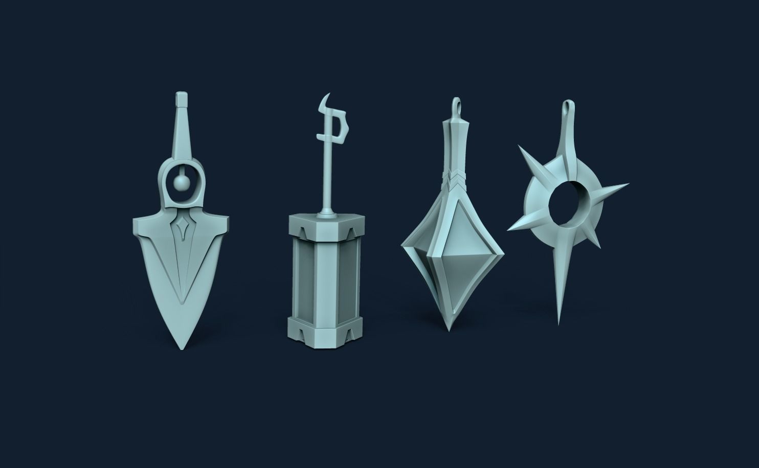 Kit Valorant Printable Gunbuddy - Jett Reyna Phoenix Viper 3D print model_4