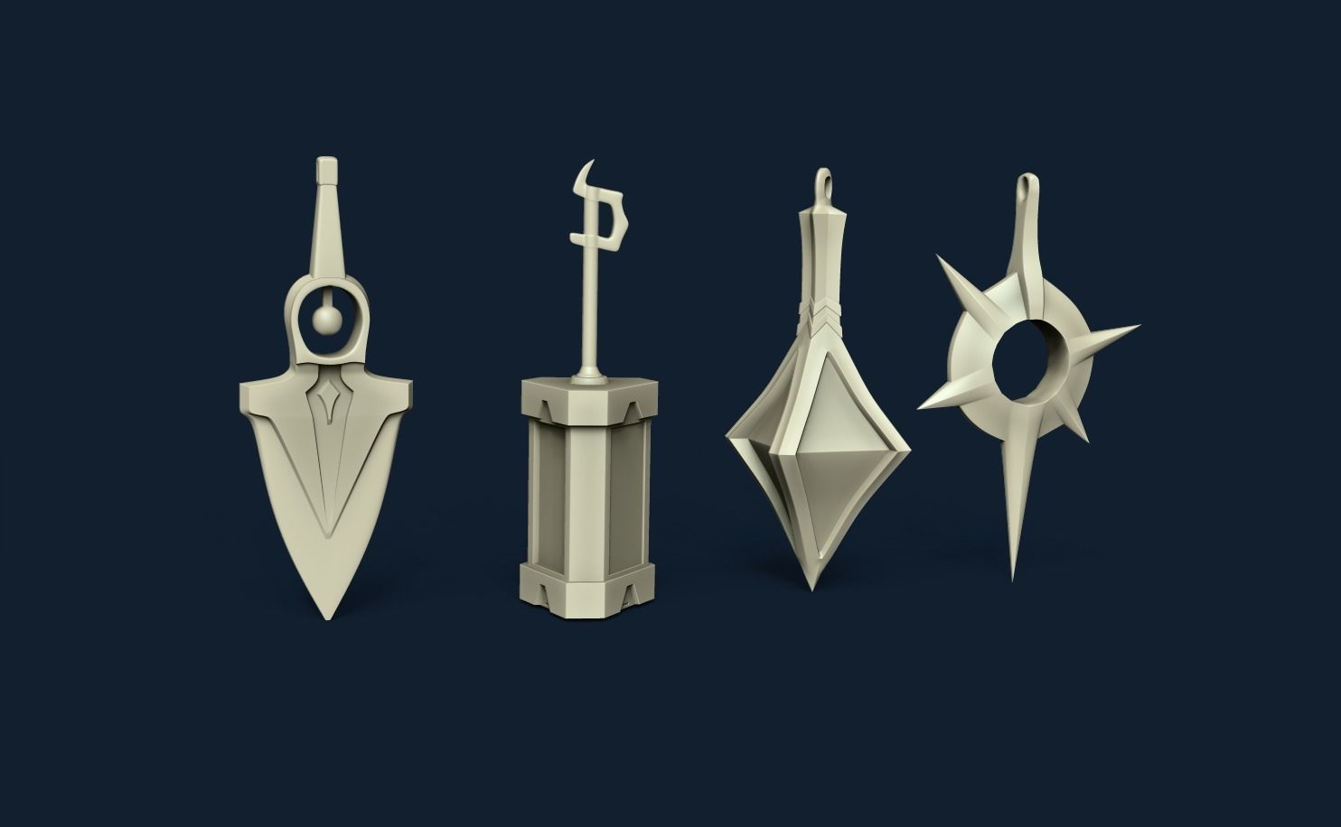 Kit Valorant Printable Gunbuddy - Jett Reyna Phoenix Viper 3D print model_2