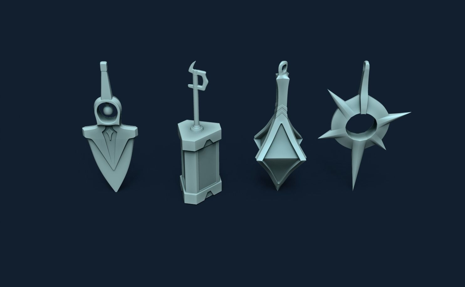 Kit Valorant Printable Gunbuddy - Jett Reyna Phoenix Viper 3D print model_5