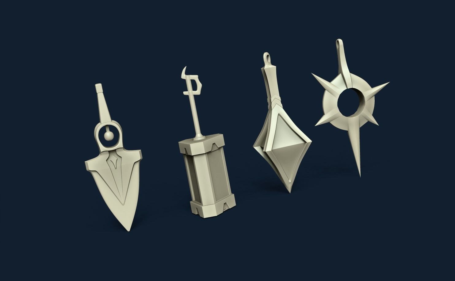 Kit Valorant Printable Gunbuddy - Jett Reyna Phoenix Viper 3D print model_3