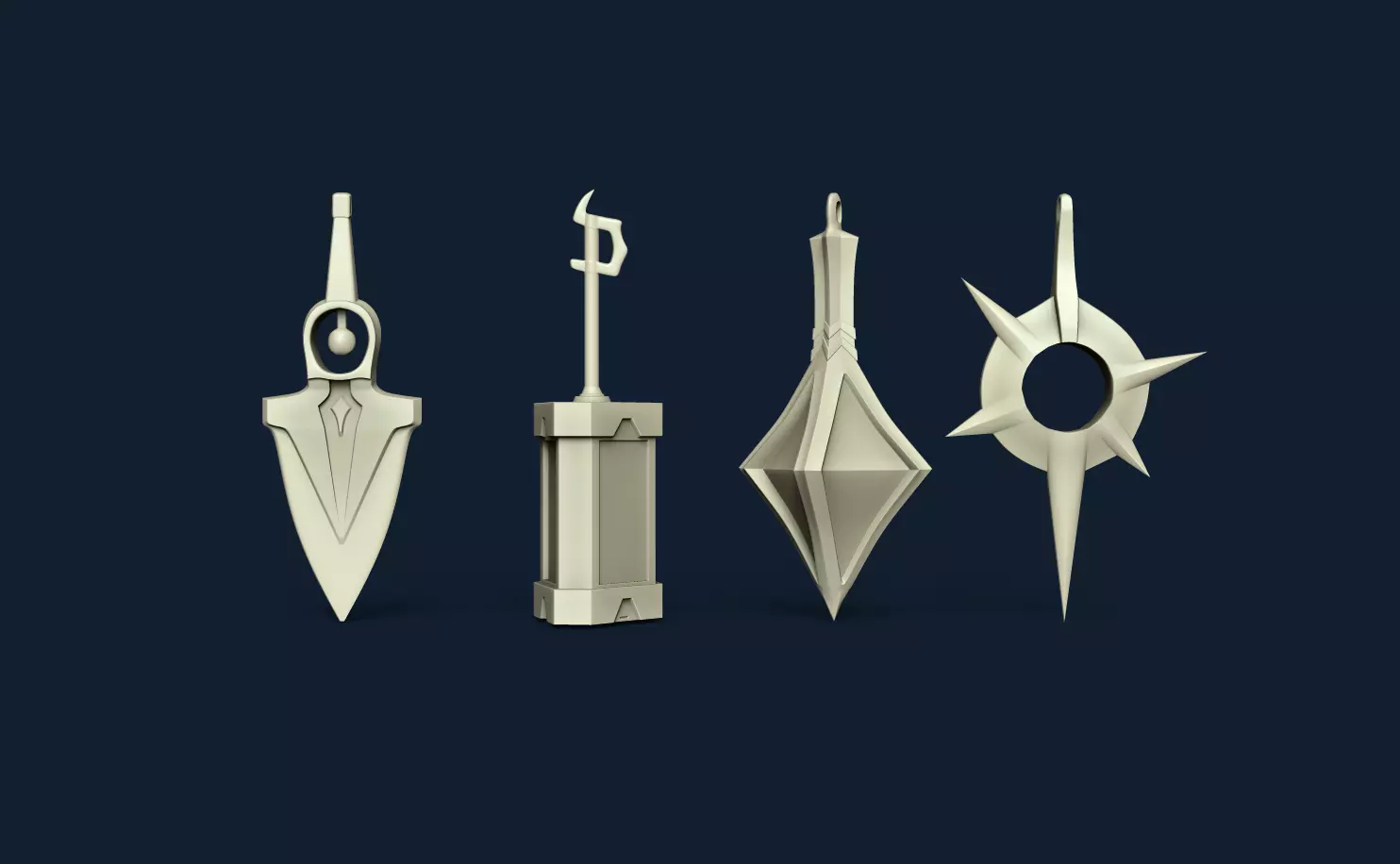 Kit Valorant Printable Gunbuddy - Jett Reyna Phoenix Viper 3D print model_0