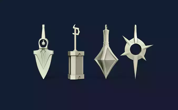 Kit Valorant Printable Gunbuddy - Jett Reyna Phoenix Viper 3D print model Kit Valorant Printable Gunbuddy - Jett Reyna Phoenix Viper 3D print model