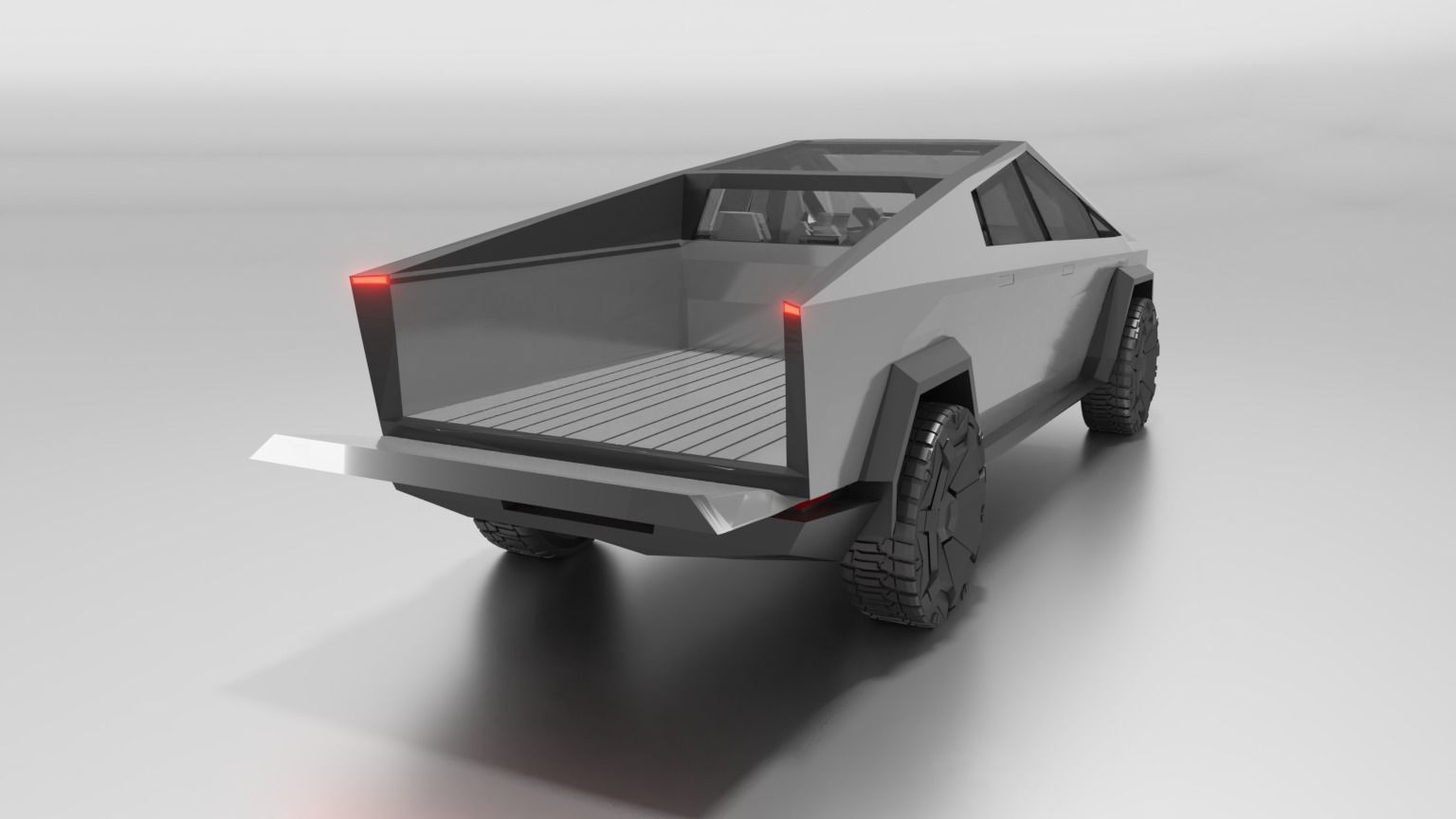 Tesla Cybertruck 3D model_4