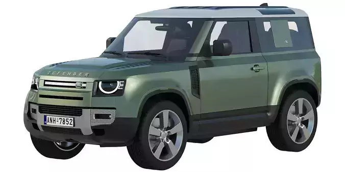 Land Rover Defender 90 2020 3D model