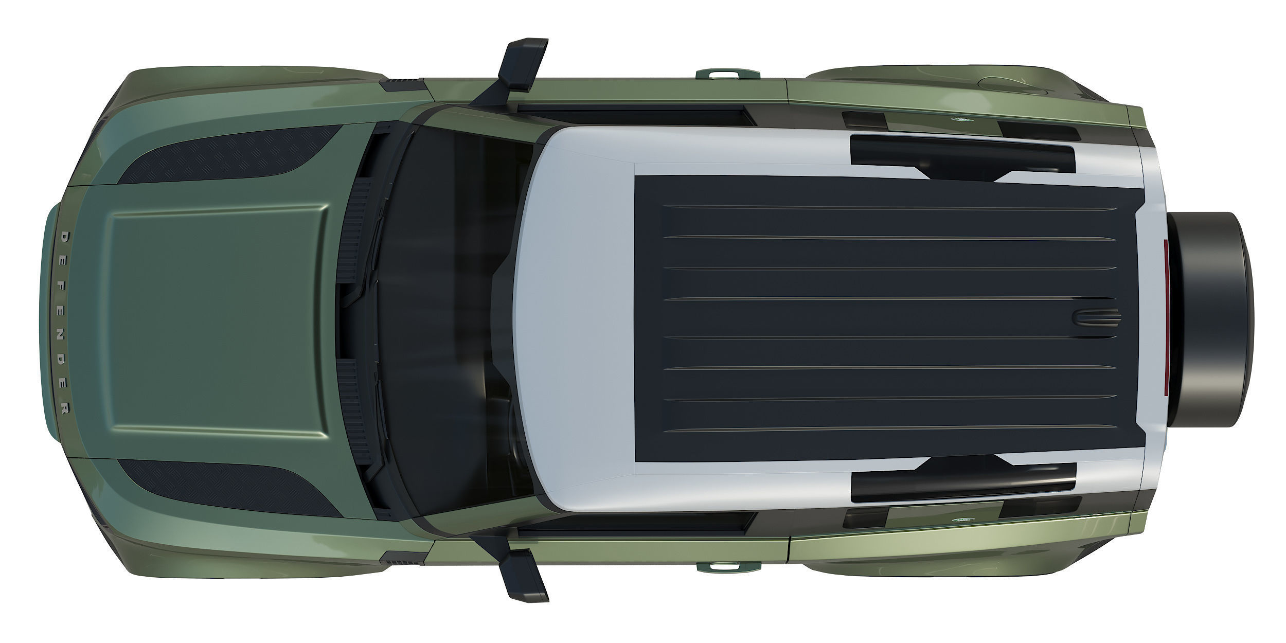 Land Rover Defender 90 2020 3D model_7