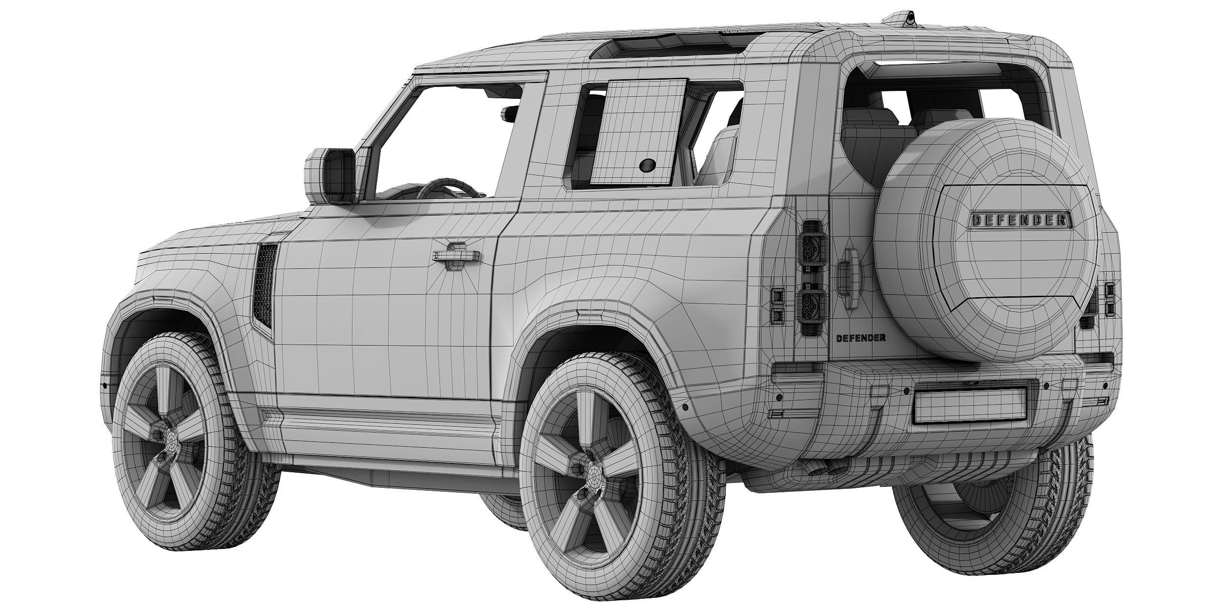 Land Rover Defender 90 2020 3D model_18