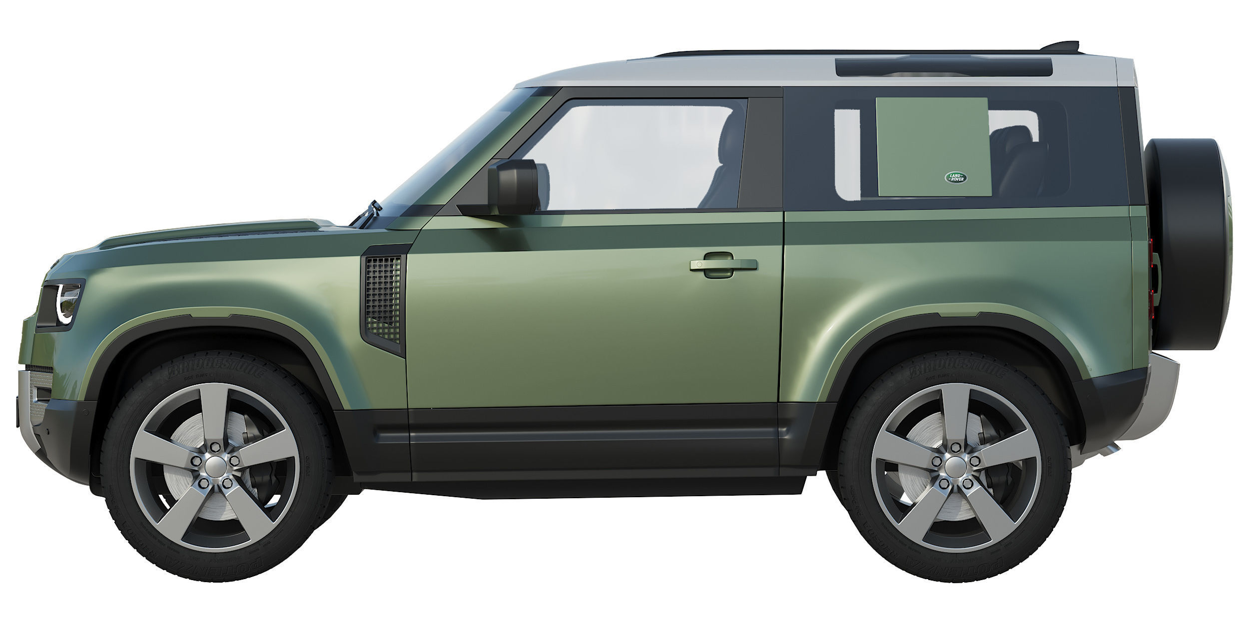 Land Rover Defender 90 2020 3D model_4