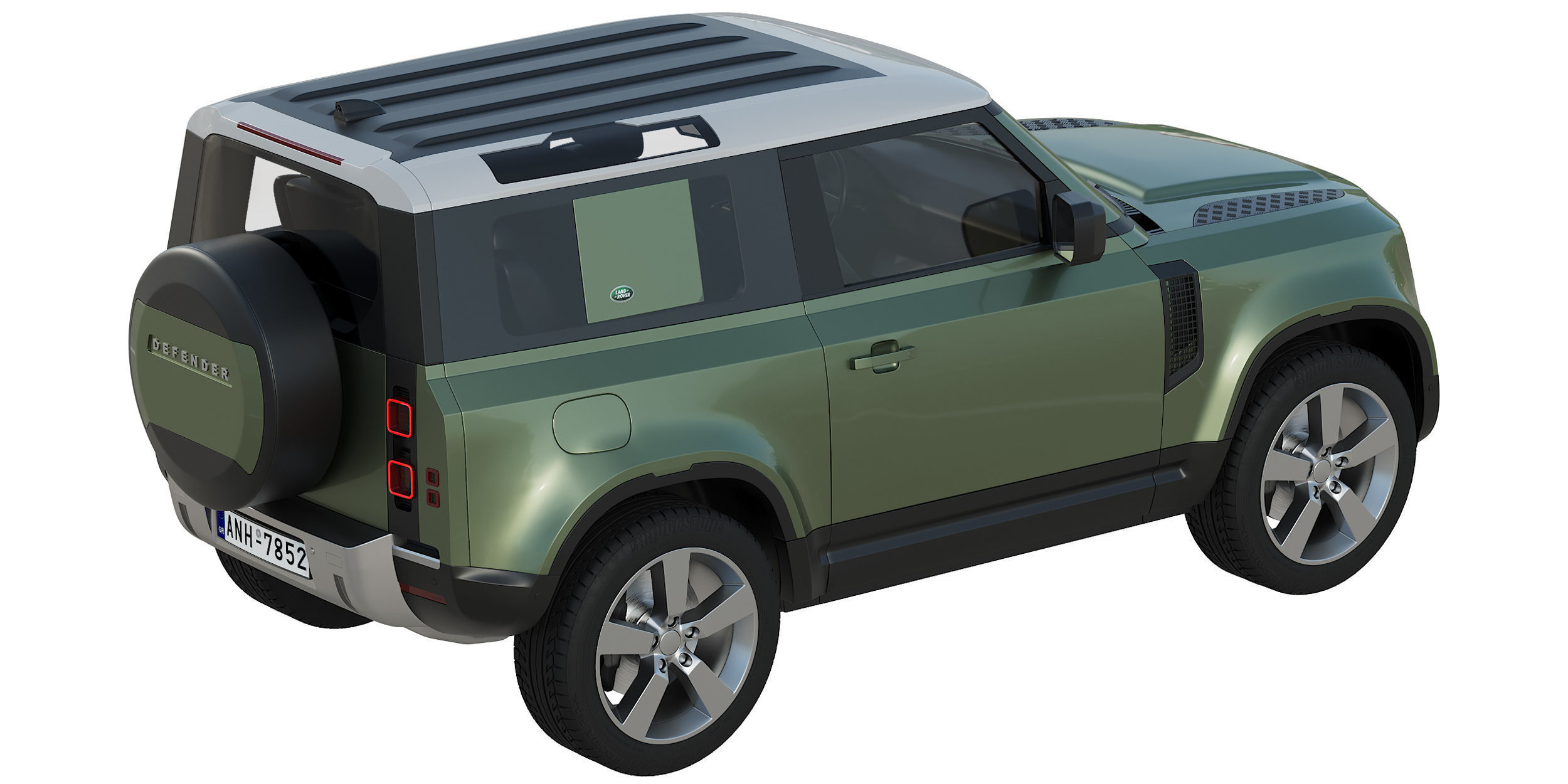 Land Rover Defender 90 2020 3D model_8