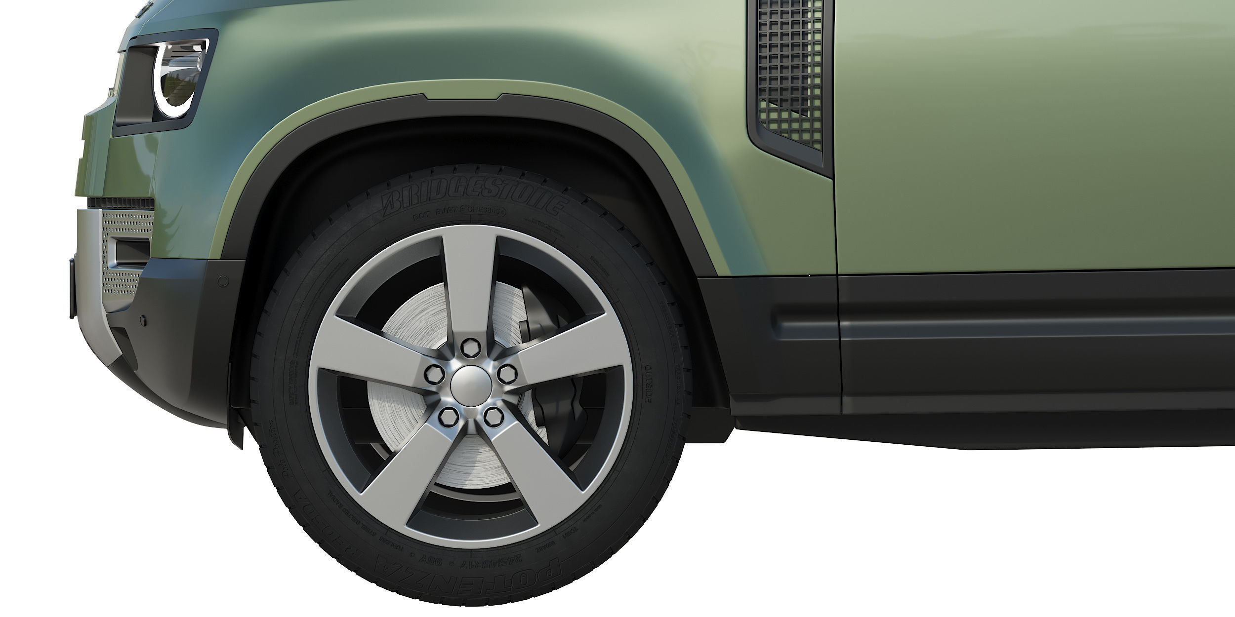 Land Rover Defender 90 2020 3D model_11