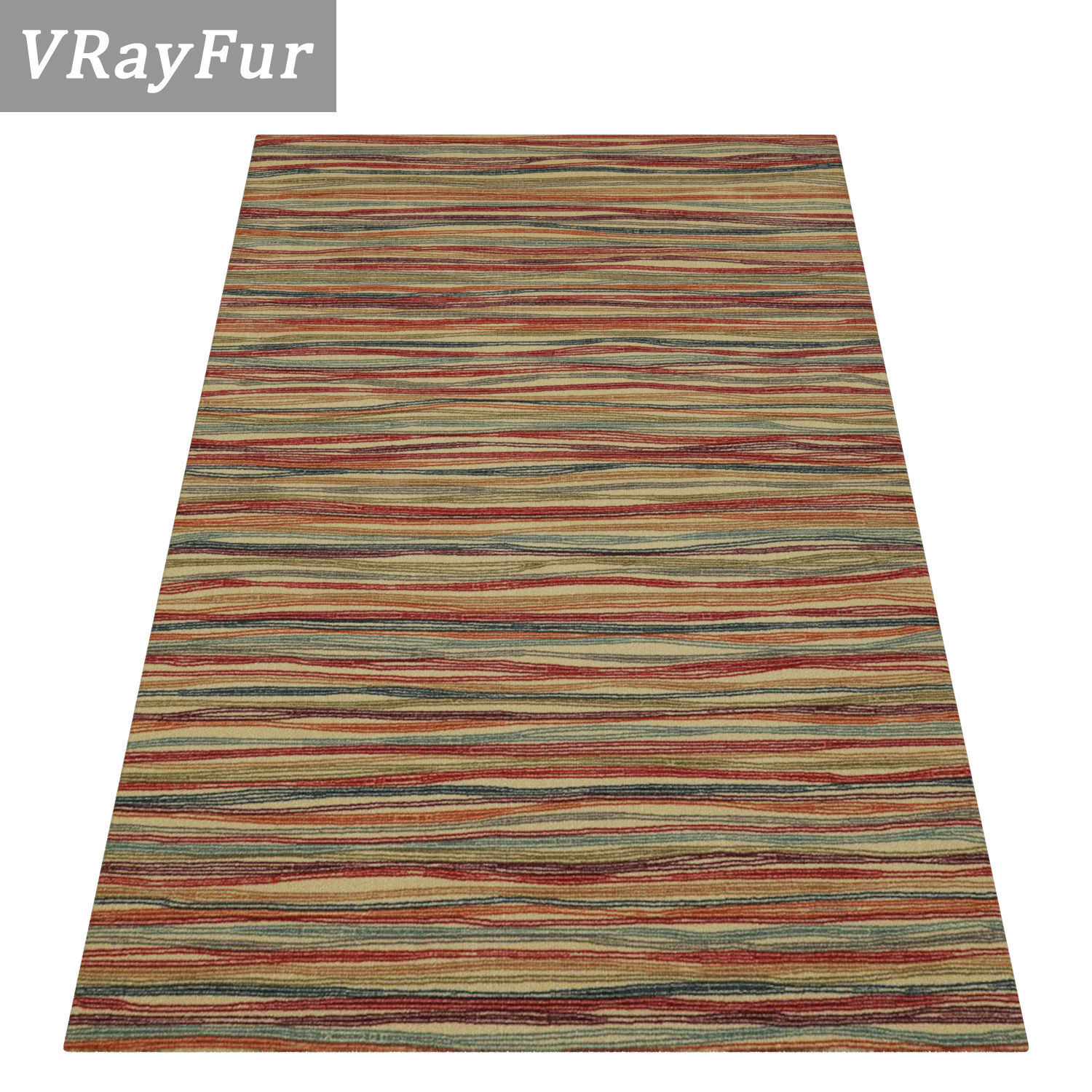 Rug Set 973 3D model_2