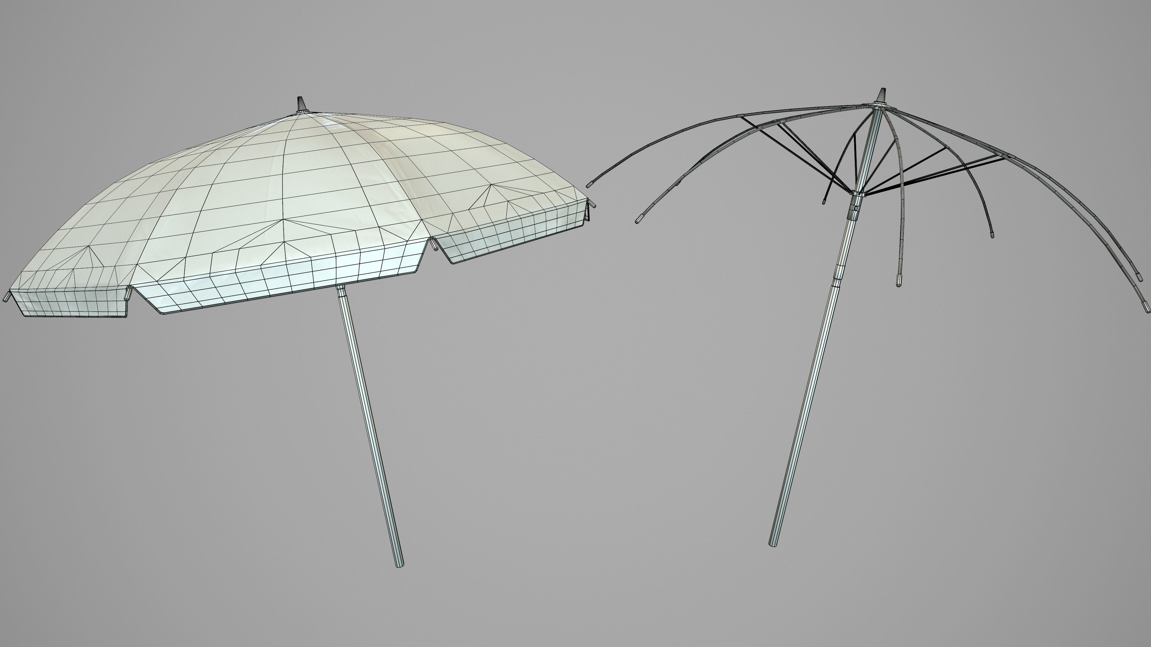 Beach Asset Low-poly 3D model_24