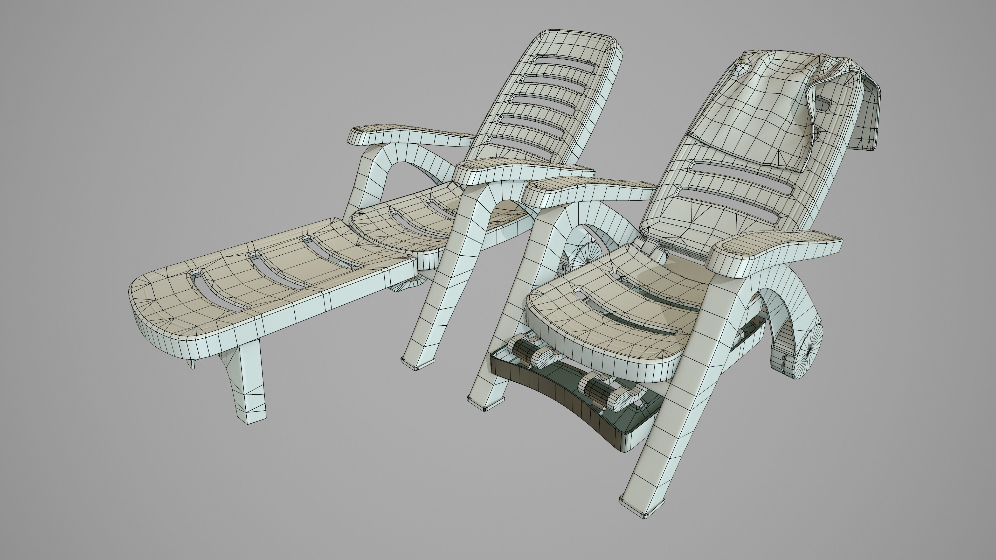 Beach Asset Low-poly 3D model_18