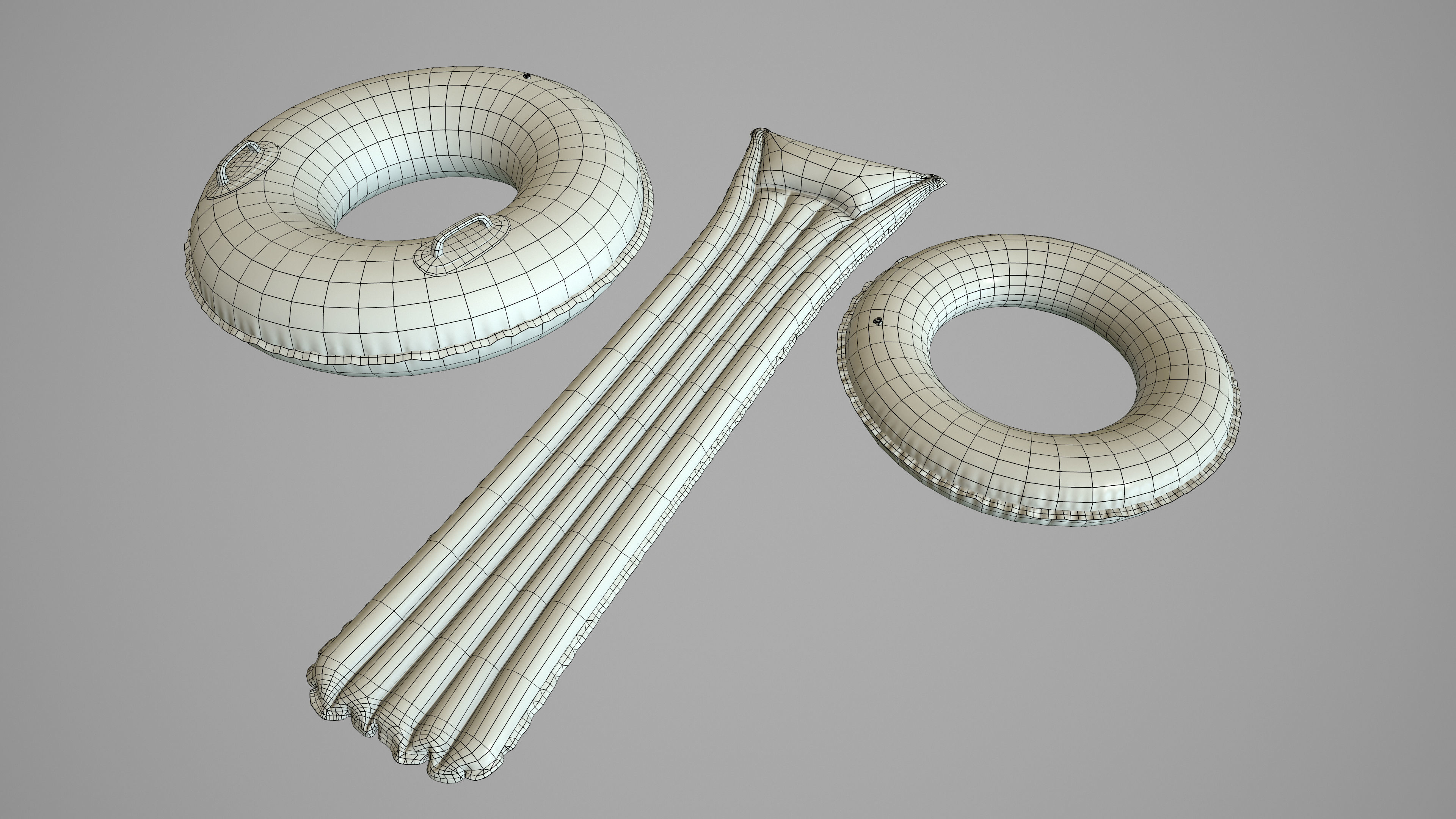 Beach Asset Low-poly 3D model_22